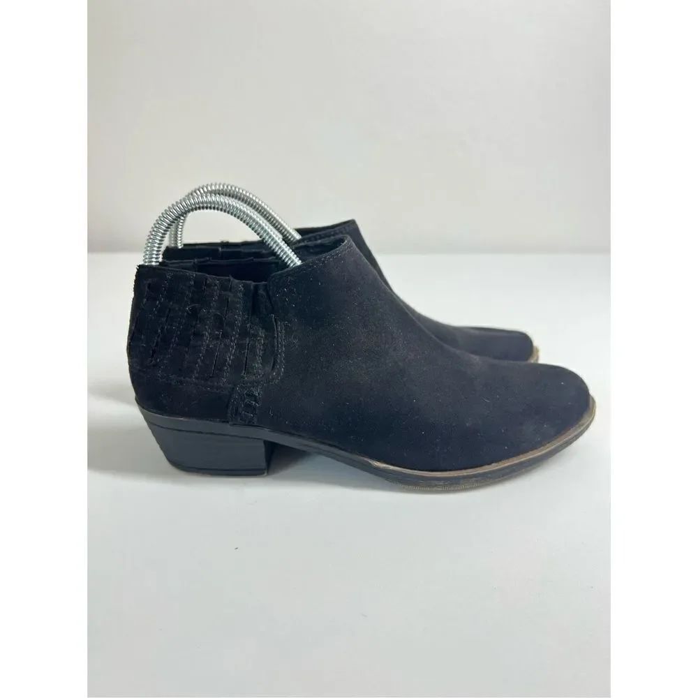 Sugar Suede Heel Women's Ankle Booties Boots Shoes SZ 6M